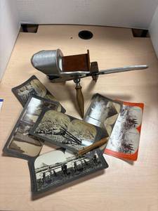 lot 286 image: 1902 perfecscope viewer with cards