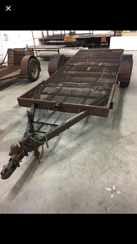 lot 35 image: 5.5 X 14 TILT BED UTILITY TRAILER