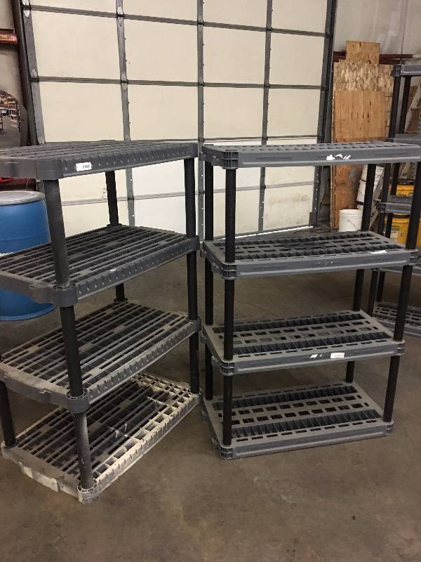 lot 65 image: Plastic Shelving