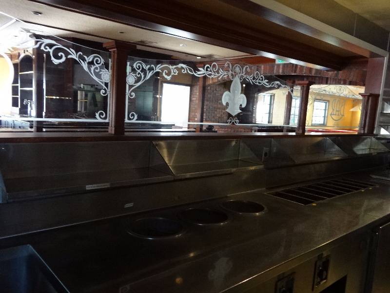 lot 643 image: Lot Of (6) Stainless Wall Mounted Shelves