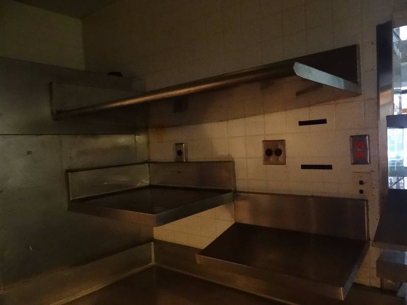 lot 651 image: Lot Of Stainless Wall Mounted Shelves