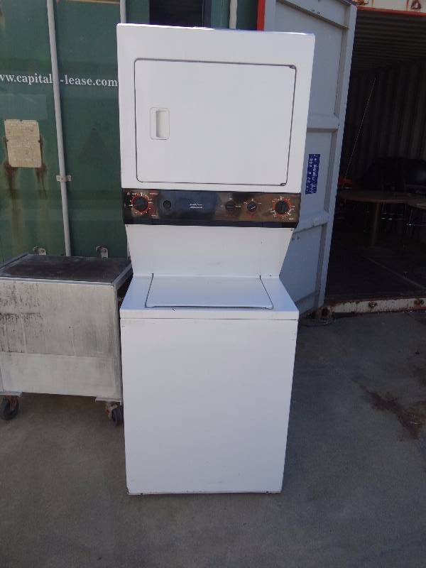 lot 5525 image: GE Stacked WasherDryer Combo