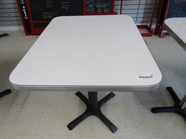 lot 906 image: Pair Of 50s  Diner Tables