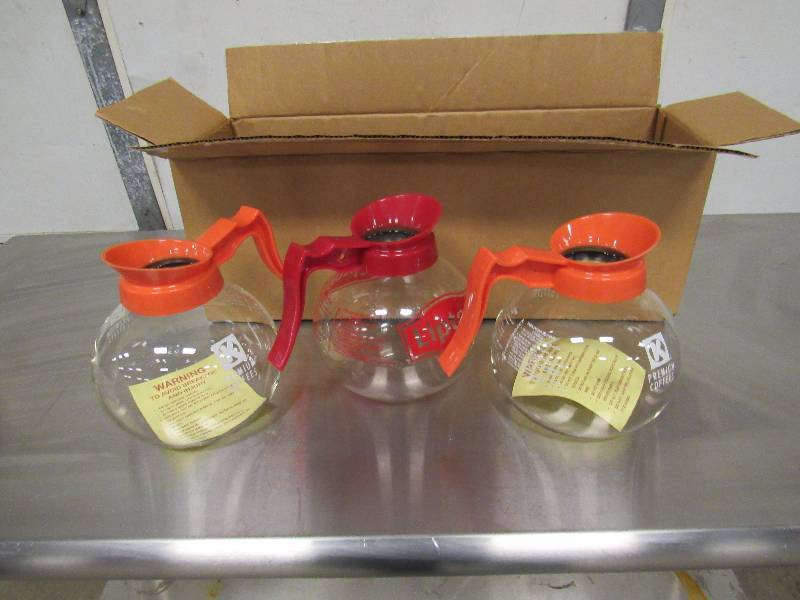 lot 5929 image: Lot Of (3) New Coffee Pots