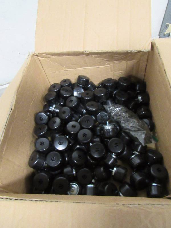 lot 5950 image: Partial Case Of Table Shox Table Leg Ends