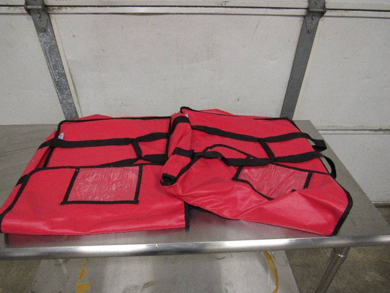 lot 5956 image: Pair Of 17 Insulated Pizza Delivery Bags