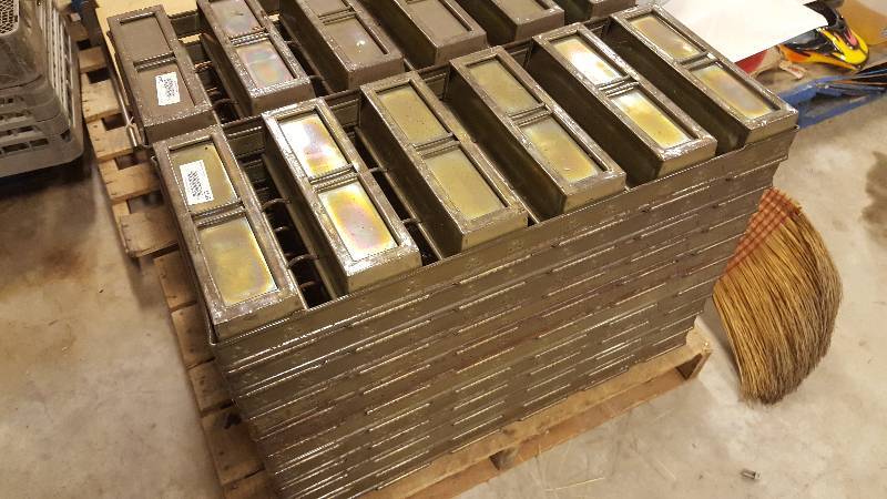 lot 1103 image: Lot Of (10) Lockwood 6 Loaf Pans