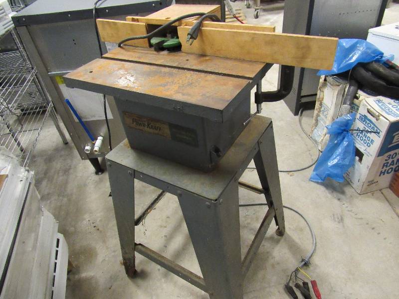 lot 5967 image: Ward Powr-Kraft Shaper Table
