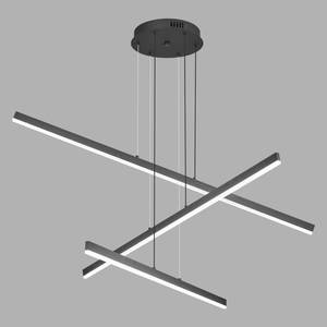 lot 61491 image: zhllmq Modern Black Dimmable LED Chandelier, 3 Lights