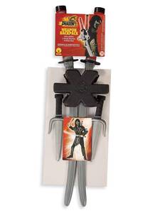 lot 61498 image: Rubies Dragon Ninja Childs Backpack Weapon Set, Multicolor