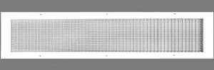 lot 61507 image: 32in x 8in Cube Core Eggcrate Return Air Grille, White