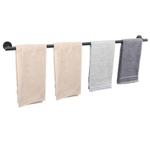 lot 61509 image: TocTen Bath Towel Bar, 36IN, Matte Black