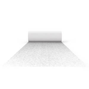 lot 61519 image: Sls Supply Flora Wedding Aisle Runner, White Floral Print, 3 Feet Wide