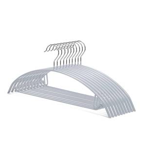 lot 61537 image: Nature Smile 10 Pack Non-Slip Suit Hanger, Gray