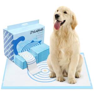lot 61547 image: iTraxpads Dog Puppy Pee Pads, XL, Blue, 20 Count