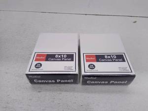 lot 61567 image: Madisi 8 x 10 Inch Canvas Panel 2 Packs Of 24