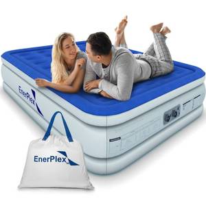 lot 61592 image: EnerPlex Full Air Mattress, 16 Inch