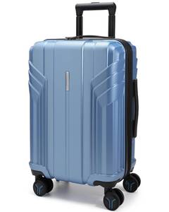 lot 61605 image: Bagsmart Expandable Carry On Luggage Airline Approved, 20 Inch, Blue