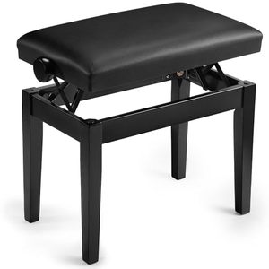 lot 61609 image: Rengue Adjustable Piano Bench, Black