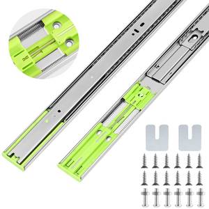 lot 61624 image: YORKING 10 Pairs Soft Close Drawer Slides,18 Inch Heavy Duty Drawer Slides Full Extension Ball Bearing Drawer Slides for Cabinets, 100 LB Capacity