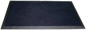 lot 61640 image: Durable Corporation Heavy Duty Rubber Fingertip Entrance Mat, for Outdoor Areas 28in Width x 46in Length x 58in Thickness, Black