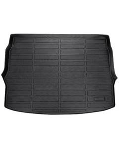 lot 61666 image: Cartist Cargo Liner Compatible with 2017-2022 Nissan Rogue Sport (Only for Cargo Tray in Highest Position) All Weather Rear Trunk Mat High Side TPE Black