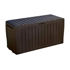 lot 61735 image: Keter Marvel Plus 71 Gallon Resin Deck Box, Brown