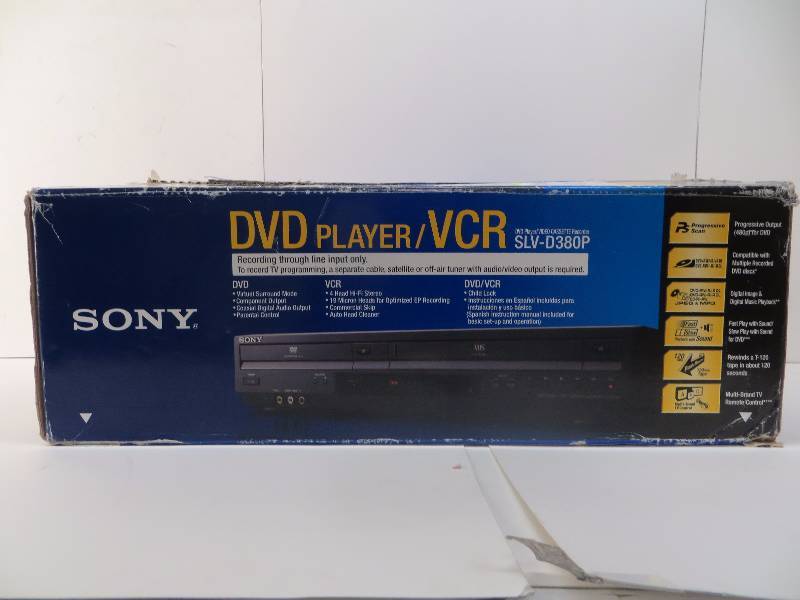 lot 2174 image: Sony slv-d380p dvdvcr player