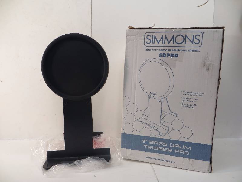 lot 2185 image: Simmons 9 bass drum trigger pad