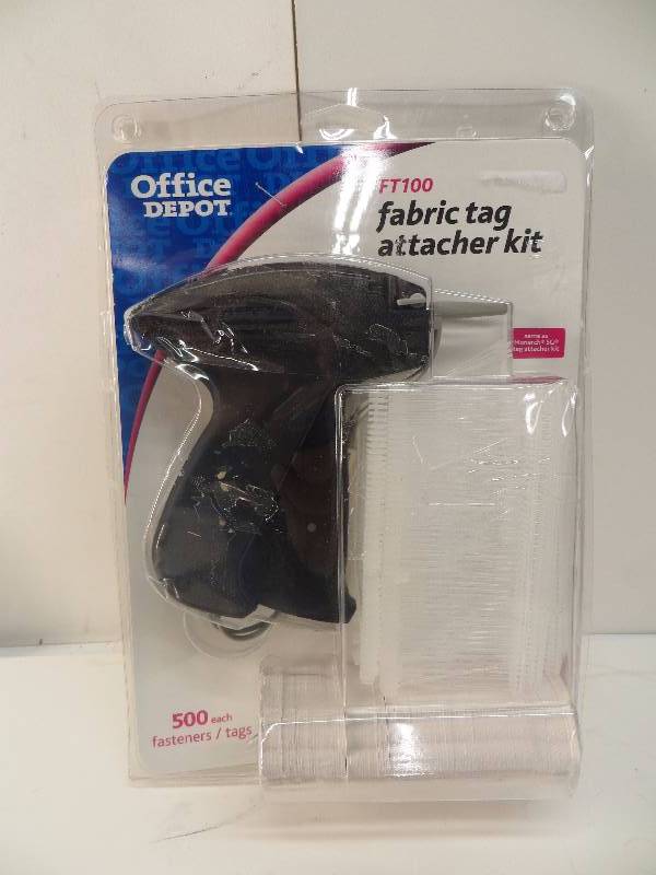 lot 2186 image: Office depot Ft100 fabric tag kit