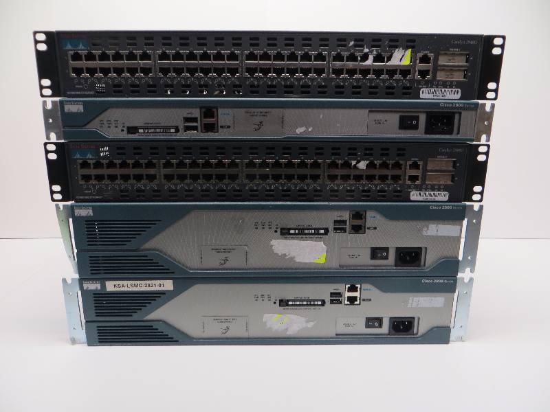 lot 2198 image: Cisco network equipment