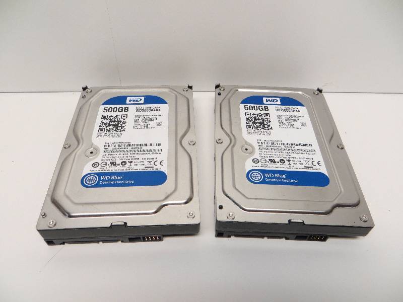 lot 2251 image: Western Digital hard drives