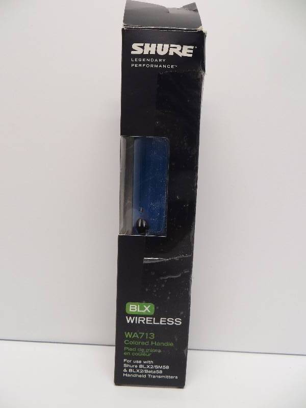 lot 2334 image: Shure BLX blue colored handle