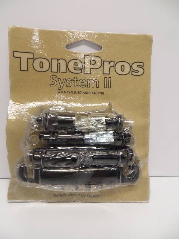 lot 2342 image: Metric locking tune-o-matic tailpiece set (large post)