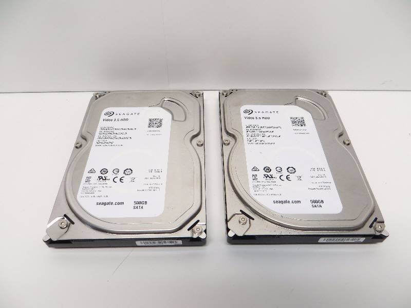 lot 2253 image: Seagate hard drives