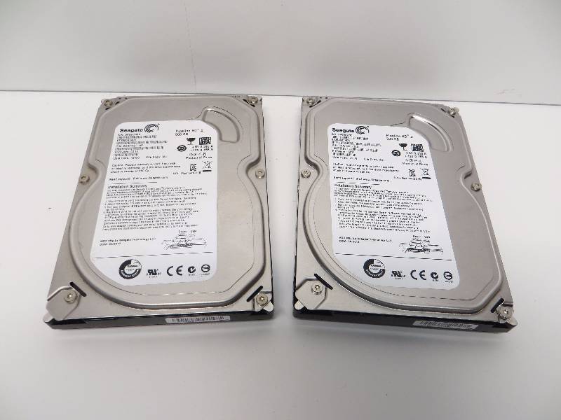 lot 2258 image: Seagate hard drives