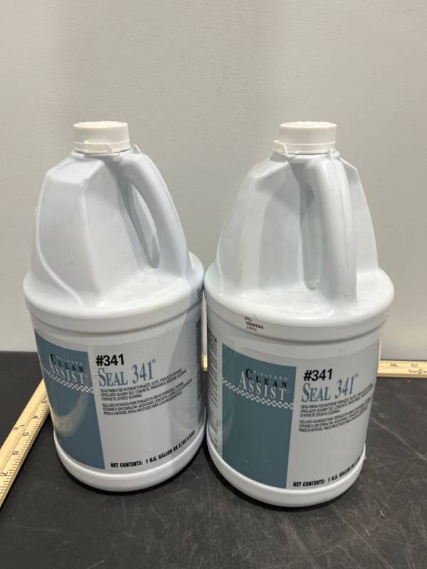 lot 1032 image: Bundle of 2 1 Gallon Hill Yard Seal 341 Seal Finish for Flooring