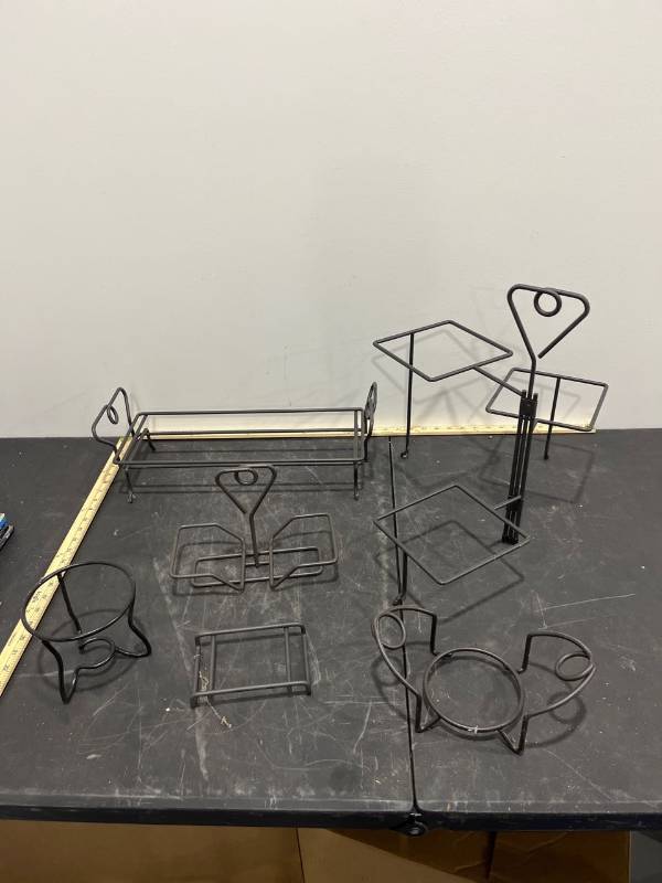 lot 1051 image: Bundle of Household Metal Stands