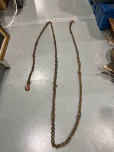 lot 1201 image: 14ft Chainlink Chain wHooks