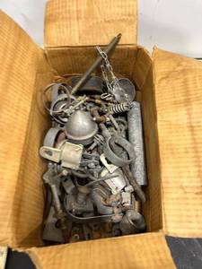 lot 1226 image: Box Full of Chain Link Fence Parts