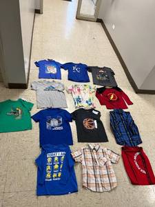 lot 1234 image: Boys Small - Medium (6-8) Shirts (Cat & Jack, Under Armour, Adidas, & More)