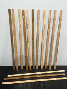 lot 1243 image: Bundle of Yard Sticks