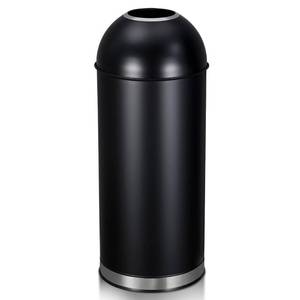 lot 43382 image: PioneerWorks 17 Gal  65L Open Top Trash Can Commercial Grade Heavy Duty Tall Commercial Trash Can Brushed Stainless Steel for Outdoor  Kitchen Waste Bins for Home, Office, Restaurant, Restroom