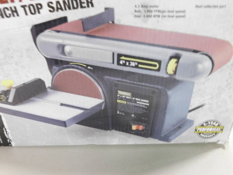 Performax 4" x 36" Belt / Disc Sander Last Of Wen Tools Log Splitters