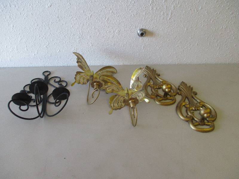 lot 1692 image: SconceCandle Holders