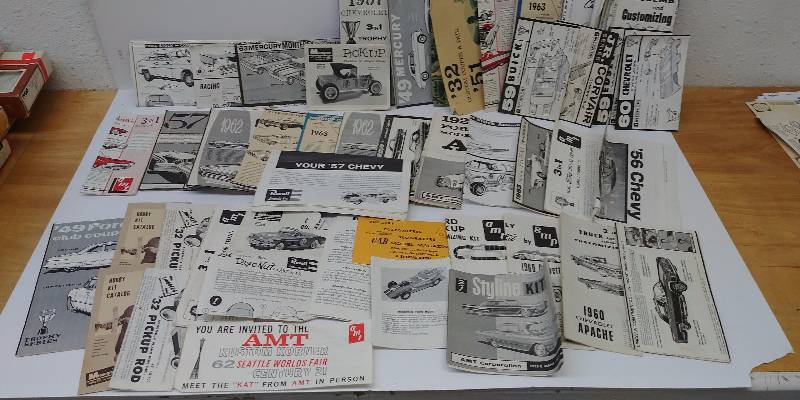 lot 4026 image: Vintage Model Instructions