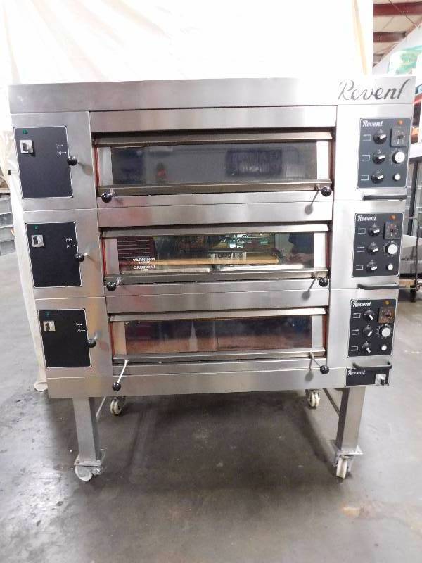 lot 30 image: Revent Triple Stack Electric Pizza Oven