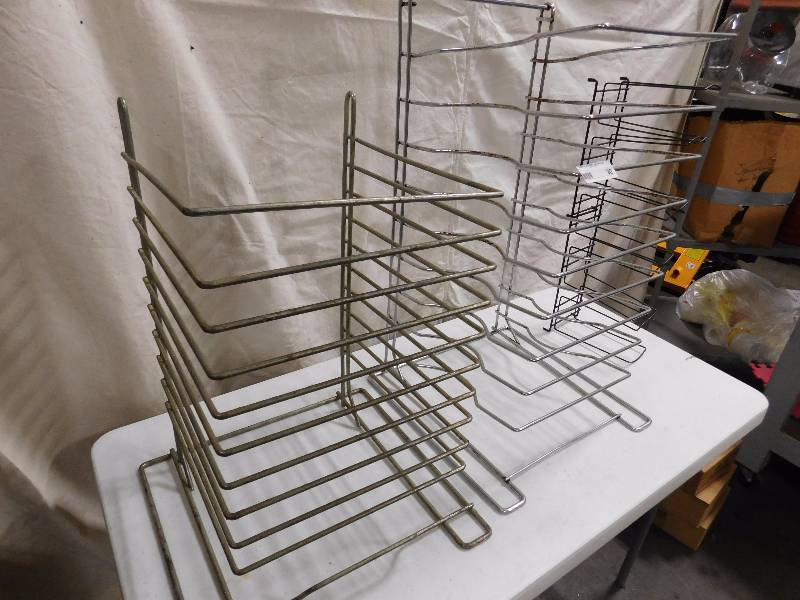 lot 90 image: 3 Metal Holding Units