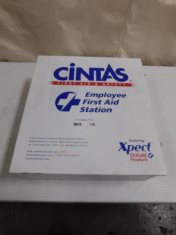 lot 116 image: Cintas First Aid And Safety Kit