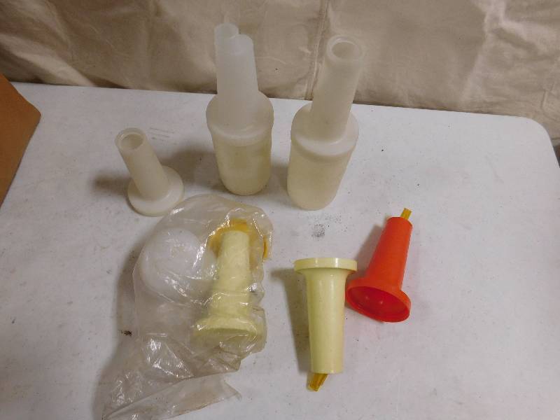 lot 119 image: Lot of Assorted Spouts And Pour Kit Parts